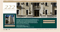 Desktop Screenshot of 222rittenhouse.com