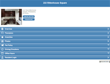 Tablet Screenshot of 222rittenhouse.com